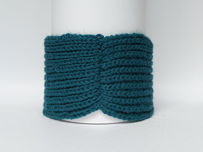 Knitted Headband | Seaweed Green | 100% Alpaca Wool from Yanantin Alpaca