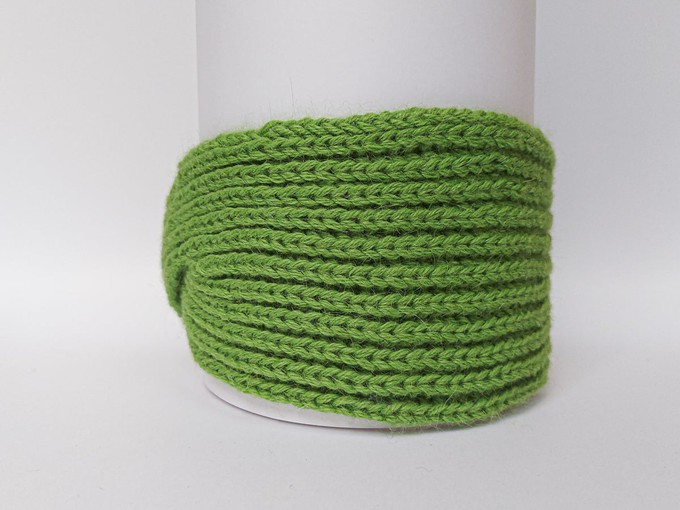 Knitted Headband | Grasshopper Green | 100% Alpaca Wool from Yanantin Alpaca