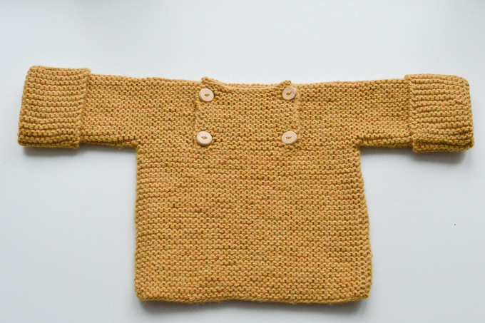 Baby Sweater | Baby Sun | 100% Baby Alpaca Wool | 6-12 Months from Yanantin Alpaca