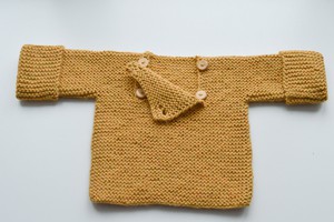 Baby Sweater | Baby Sun | 100% Baby Alpaca Wool | 6-12 Months from Yanantin Alpaca