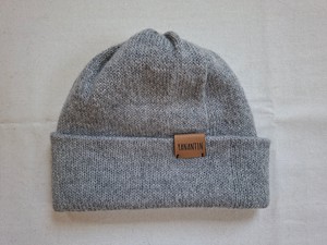 Knitted Hat for Kids | Silvery Grey | 100% Alpaca Wool from Yanantin Alpaca