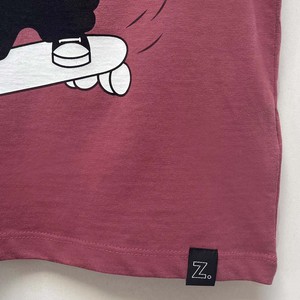 Kinder t-shirt ‘Baggy Dog’ – Misty rose from zebrasaurus