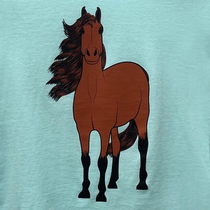 Kids t-shirt ‘Horse-d’oeuvre’ | Aqua from zebrasaurus