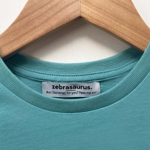 Kinder t-shirt ‘Baggy Dog’ – Teal blue from zebrasaurus