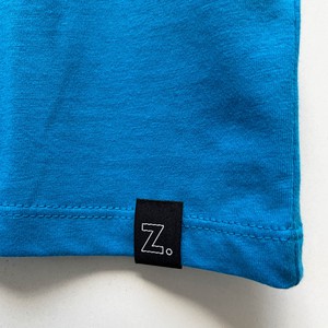 Kids t-shirt ‘Croc monsieur’ | Azur blue from zebrasaurus