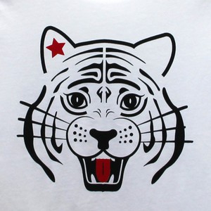 Kinder longsleeve t-shirt ‘White as snow tiger’ – White from zebrasaurus