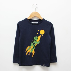 Kids longsleeve t-shirt ‘Frocket’ | Navy from zebrasaurus