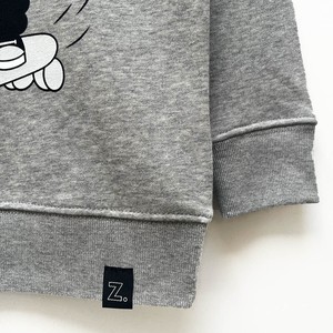 Kids sweater ‘Baggy dog’ | Grey melange from zebrasaurus