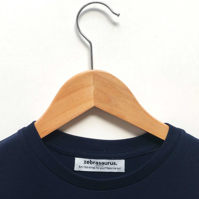 Kids t-shirt ‘Frocket’ | Navy from zebrasaurus