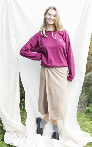 RIB WRAP SKIRT from ZWAAN