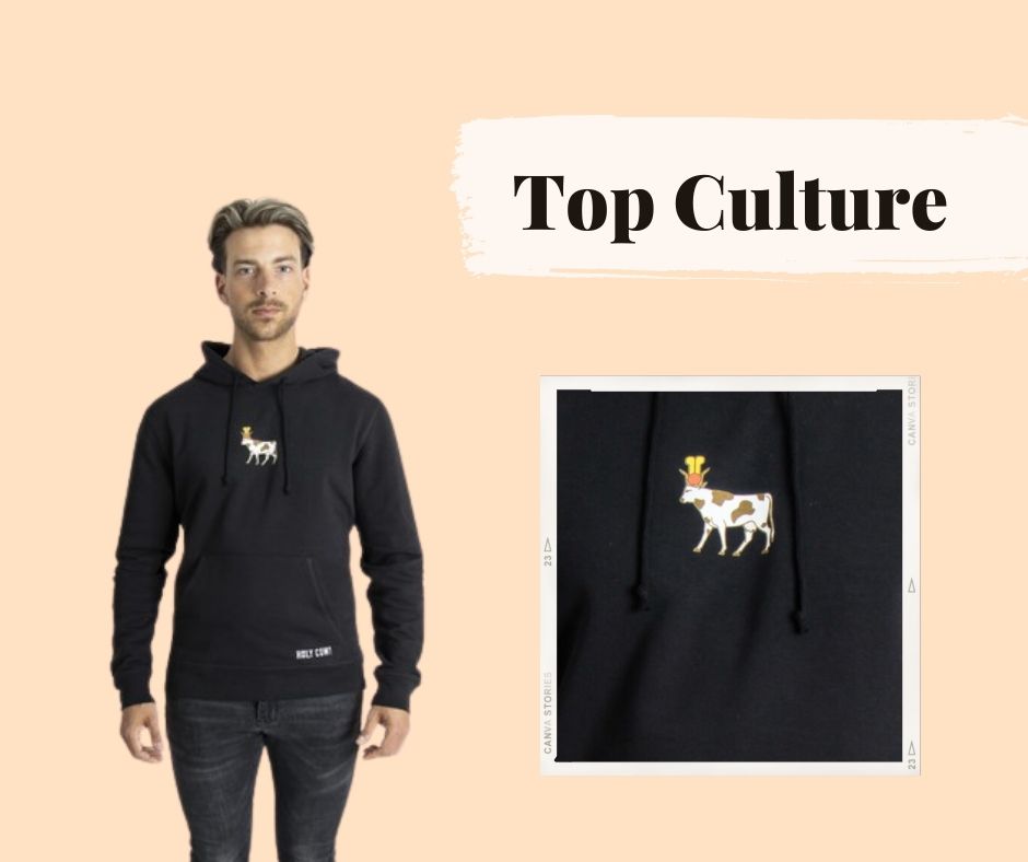 afbeelding van duurzame hoodie van top culture