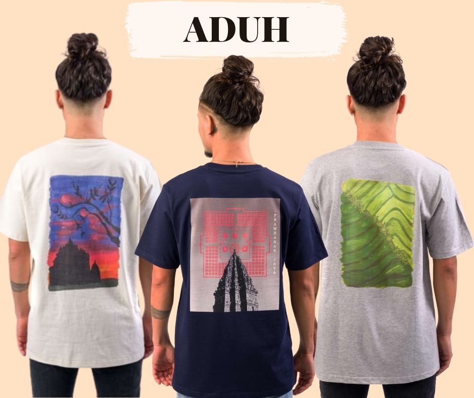 Afbeelding van Duurzame T-shirts met Print van ADUH