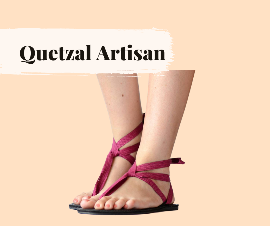 Afbeelding Duurzame Sandalen van Duurzaam Merk Quetzal Artisan